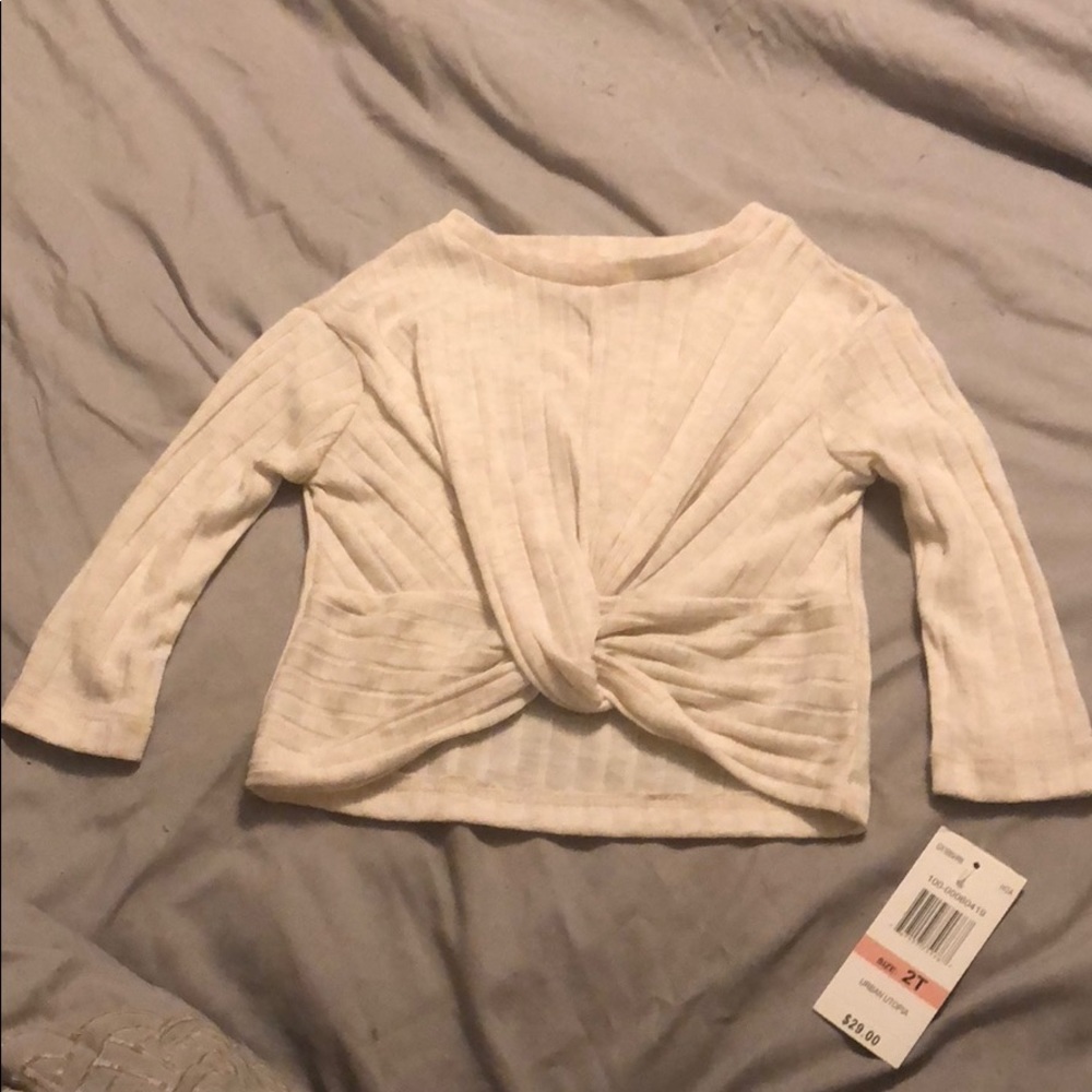 Knitted Cross-front Top